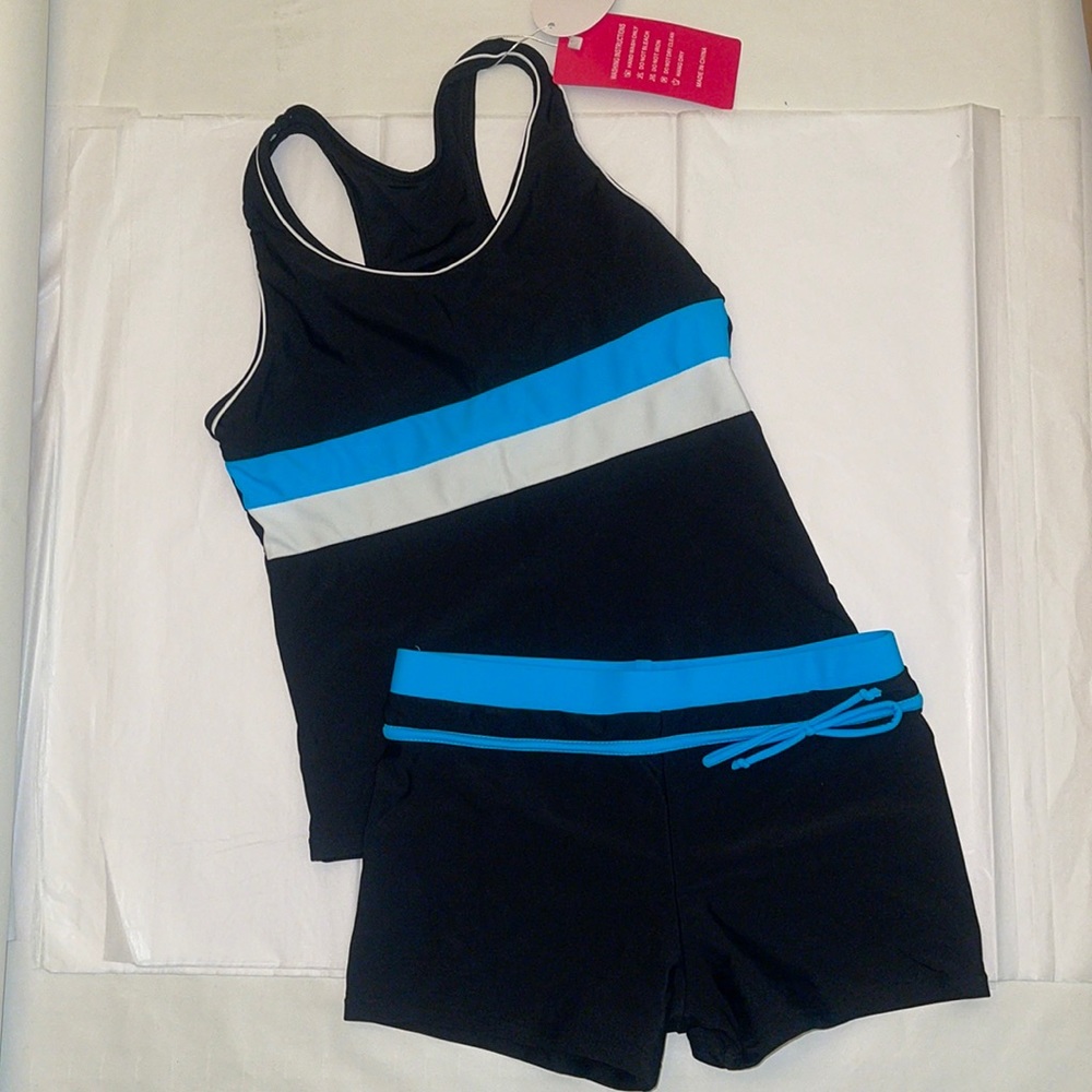 Youth Racer Back Tankini Swim Suit!